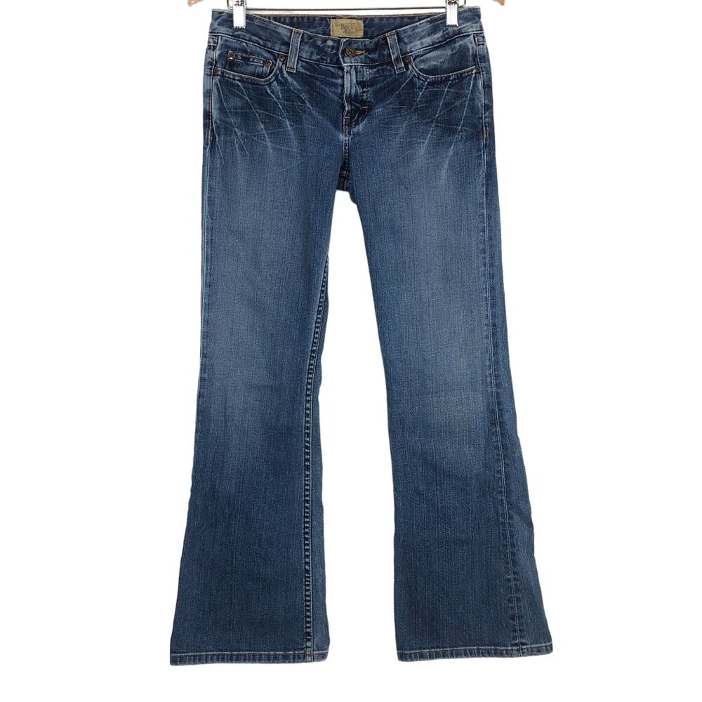 BKE Denim Mystic 20 Stretch Bootcut Jeans 29/31.5 (31 x 31) Low Rise Cotton Blue